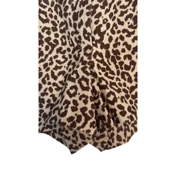 J. Crew Size 0 Leopard Print Shorts Cotton Blend - Picture 9 of 13